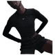 Nike Γυναικεία μακρυμάνικη μπλούζα Sportswear Chill Knit Longsleeve Cropped Top